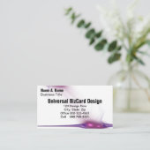 Carte de visite de flux de bordure (Debout devant)