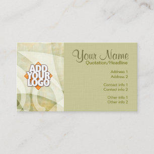 Carte de visite de flux textiles