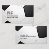 Carte de visite de football (Devant / Derrière)