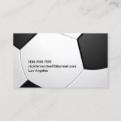 Carte de visite de football (Dos)