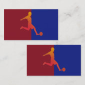 Carte de visite de football (Devant / Derrière)