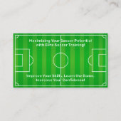 Carte de visite de football (Dos)