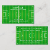 Carte de visite de football (Devant / Derrière)