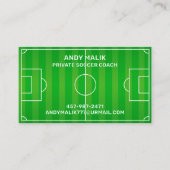 Carte de visite de football (Devant)
