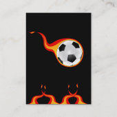 Carte de visite de football (Dos)