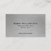 Carte de visite de formation personnel (Dos)