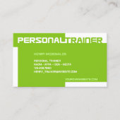 Carte de visite de formation personnel (Devant)