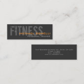 Carte de visite de formation personnel élégant et (Devant / Derrière)