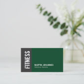 Carte de visite de formation personnel Forest Gree (Debout devant)