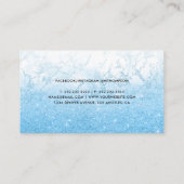 Carte de visite de formation personnel Parties sci (Dos)