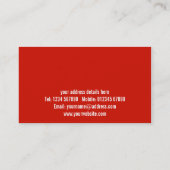 Carte de visite de formation personnelle (Dos)