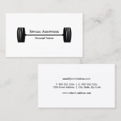 Carte de visite de formation personnelle (Devant / Derrière)