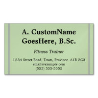 Carte de visite de formation professionnelle