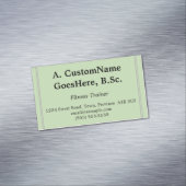 Carte de visite de formation professionnelle (In Situ)