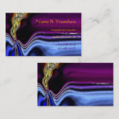 Carte de visite de foudre de nuit (Devant / Derrière)