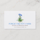 Carte de visite de fournisseurs de plante de ferme (Devant)