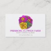 Carte de visite de fournisseurs de plante de ferme (Devant)