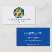 Carte de visite de fournisseurs de plante de ferme (Devant / Derrière)