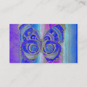 Carte de visite de fractale de papillon (Dos)