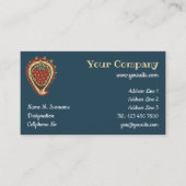 Carte de visite de fraise Paisley (Devant)