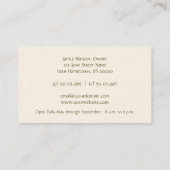 Carte de visite de fraises (Dos)