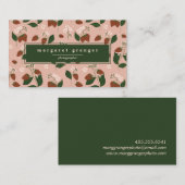 Carte de visite de fraises (Devant / Derrière)