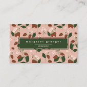 Carte de visite de fraises (Devant)