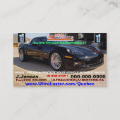 Carte de visite de Français d'UltraLuster (Dos)