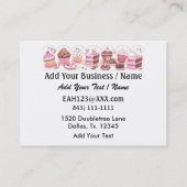 Carte de visite de friandises - SRF (Dos)