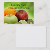 Carte de visite de fruit frais (Devant / Derrière)