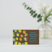 Carte de visite de fruits de garderie (Debout devant)