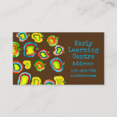 Carte de visite de fruits de garderie (Devant)