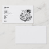 Carte de visite de fruits de mer (Devant / Derrière)