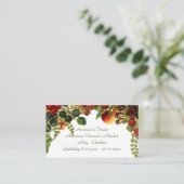 Carte de visite de fruits de récolte (Debout devant)