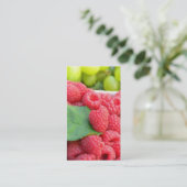 Carte de visite de fruits frais (Debout devant)