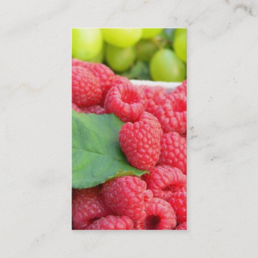 Carte de visite de fruits frais (Devant)