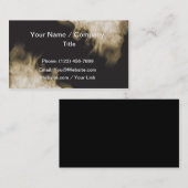 Carte de visite de fumée du feu (Devant / Derrière)