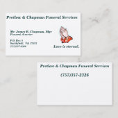 Carte de visite de funérailles - C… - Customisé (Devant / Derrière)