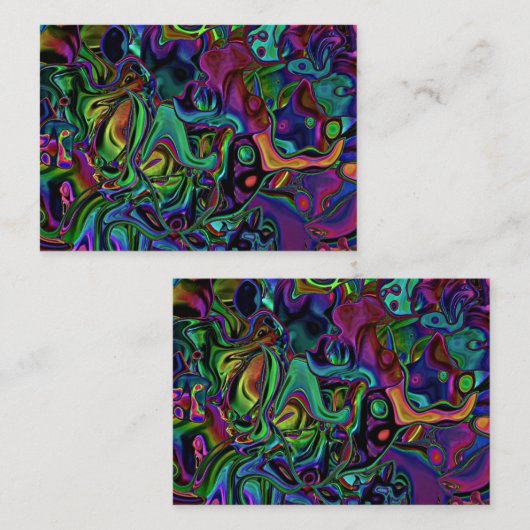 Carte de visite de fusion cérébrale (Devant / Derrière)