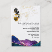 *~* Carte de visite de galaxie mystique de la lune (Dos)