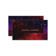 Carte de visite de Galaxie rouge