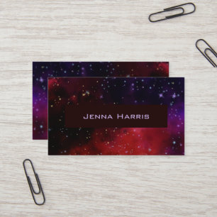 Carte de visite de Galaxie rouge