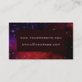 Carte de visite de Galaxie rouge (Dos)