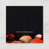 Carte de visite de galets (Dos)