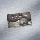 Carte de visite de galets (In Situ)