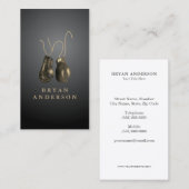 Carte de visite de gants de boxe (Devant / Derrière)