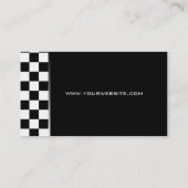 Carte de visite de garage automobile de course Gri (Dos)