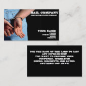 Carte de visite de garant de caution (Devant / Derrière)