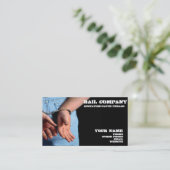 Carte de visite de garant de caution (Debout devant)