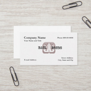 Carte de visite de garant de caution